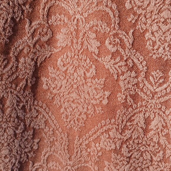 Nine West Vintage America Brown Brocade Matchstick Skinny Jeans Sz 10 - Picture 3 of 12